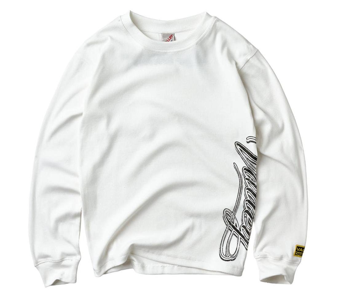 Vale 'Cursive' Thermal (White)