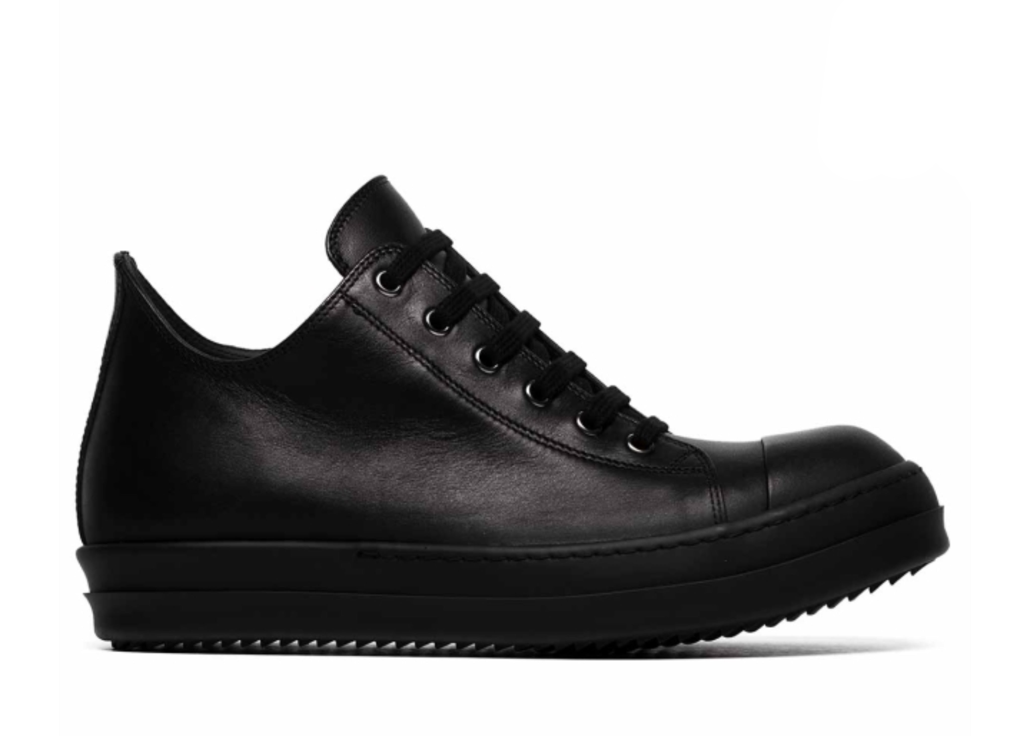 Rick Owens Hollywood Runway Low Sneaks (Black/Black)