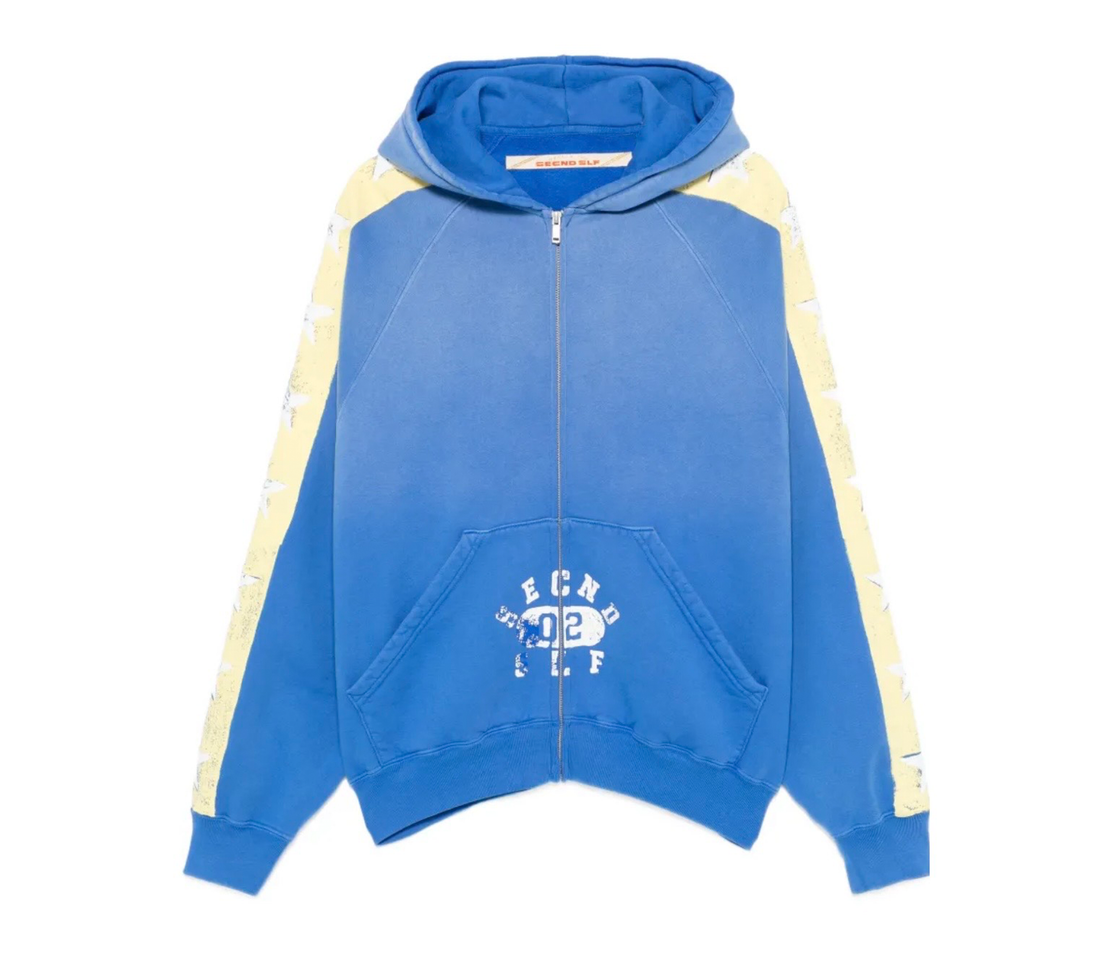 Secnd Slf 'All Star Field Day' Zip Up (Blue/Yellow)