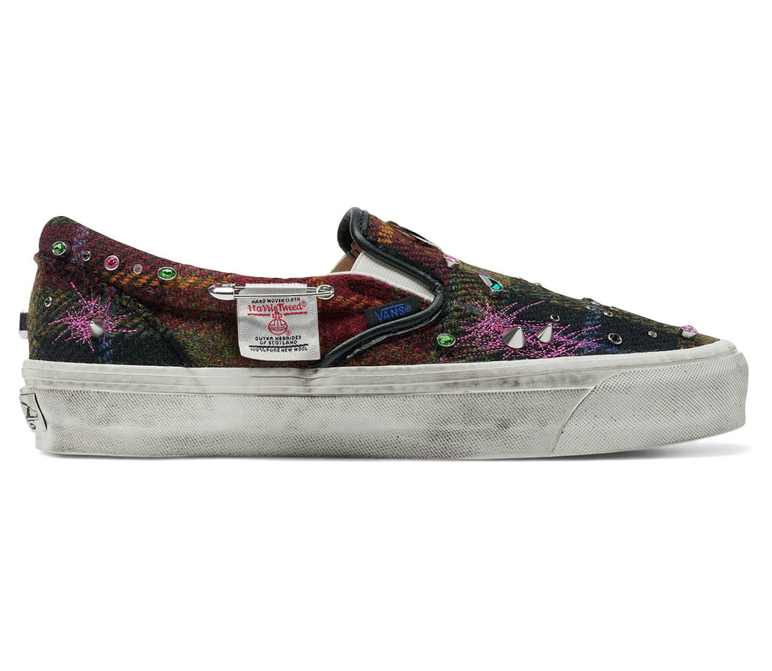 Vans LX Classic Slip-On 98 'Harris Tweed' (Red/Multi)