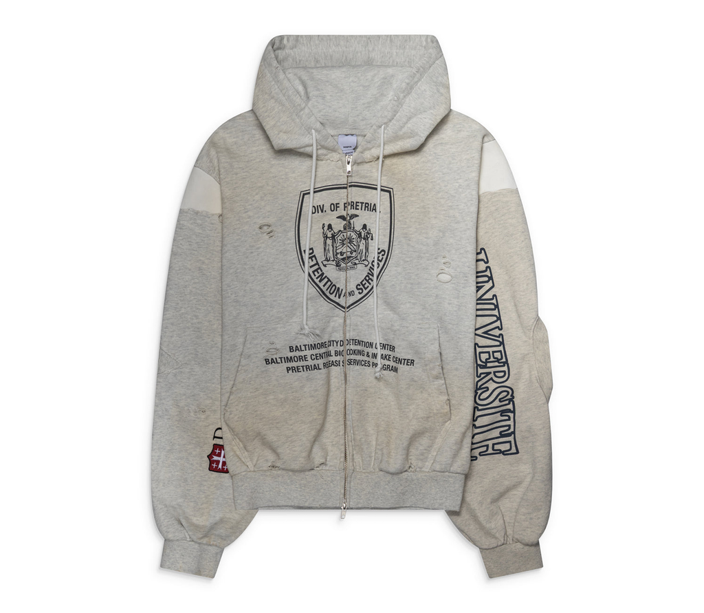 Protocol Index Reconstructed Zip-Up (Grey) | Repeat Atlanta