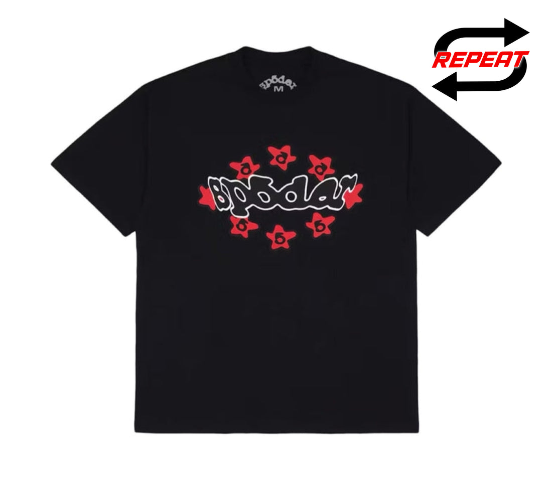 Spider 'Warped' Tee (Black)