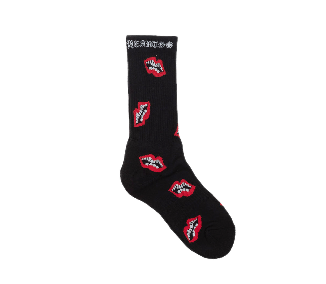 Chrome Hearts 'Chomper' Socks (Black,White,Red)