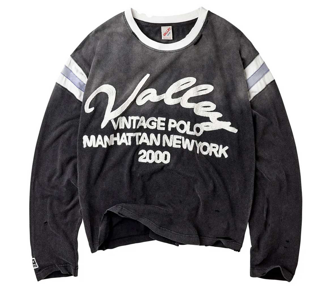 Vale 'Vintage' Jersey Longsleeve (Black)