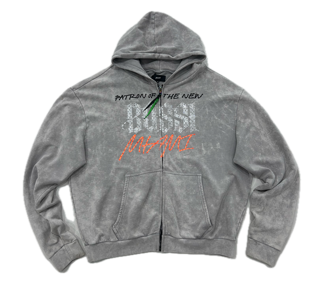 Bossi x Patron Of The New 'Miami' Zip-Up (Gray)