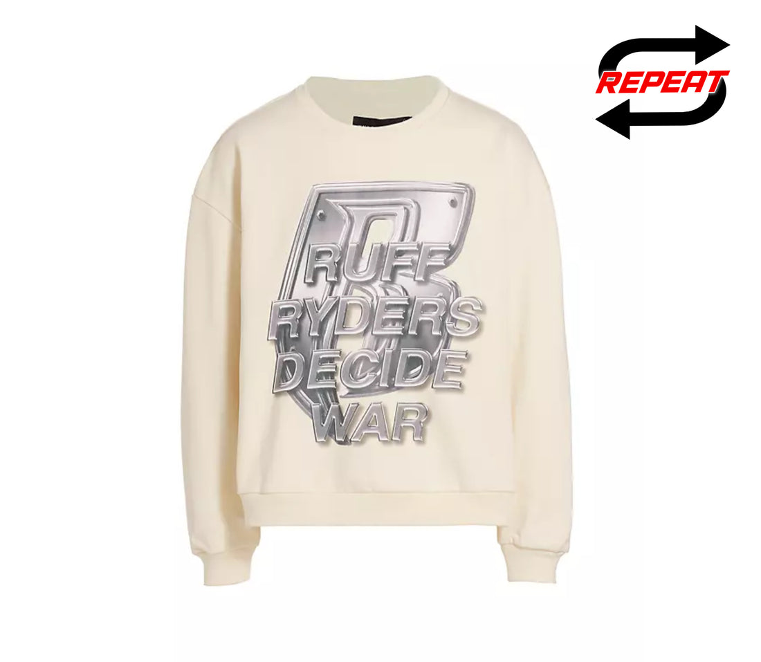 Who Decides War 'Ruff Ryders' Crewneck (Ivory)