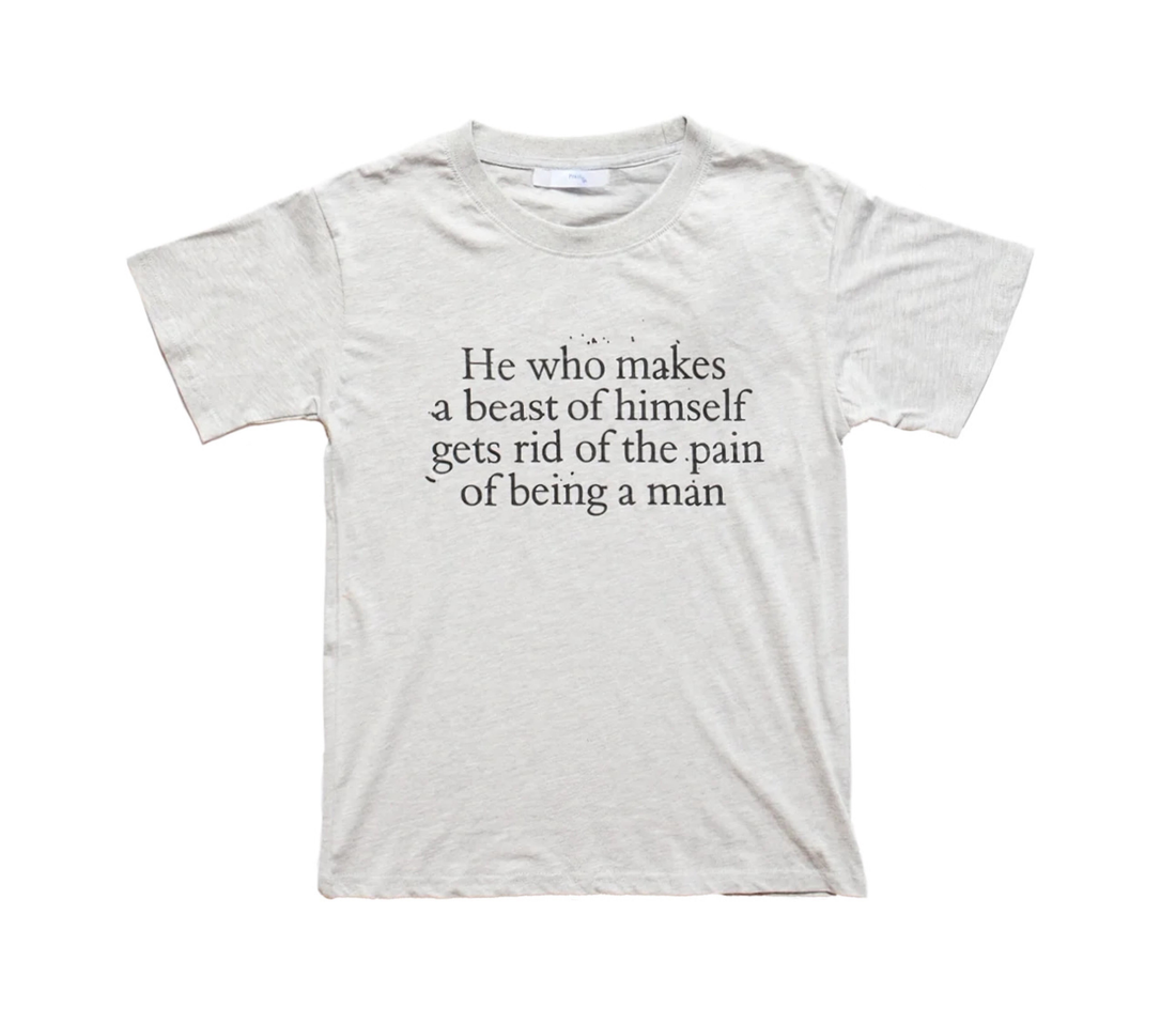 Praying 'Beast' Tee (Grey)