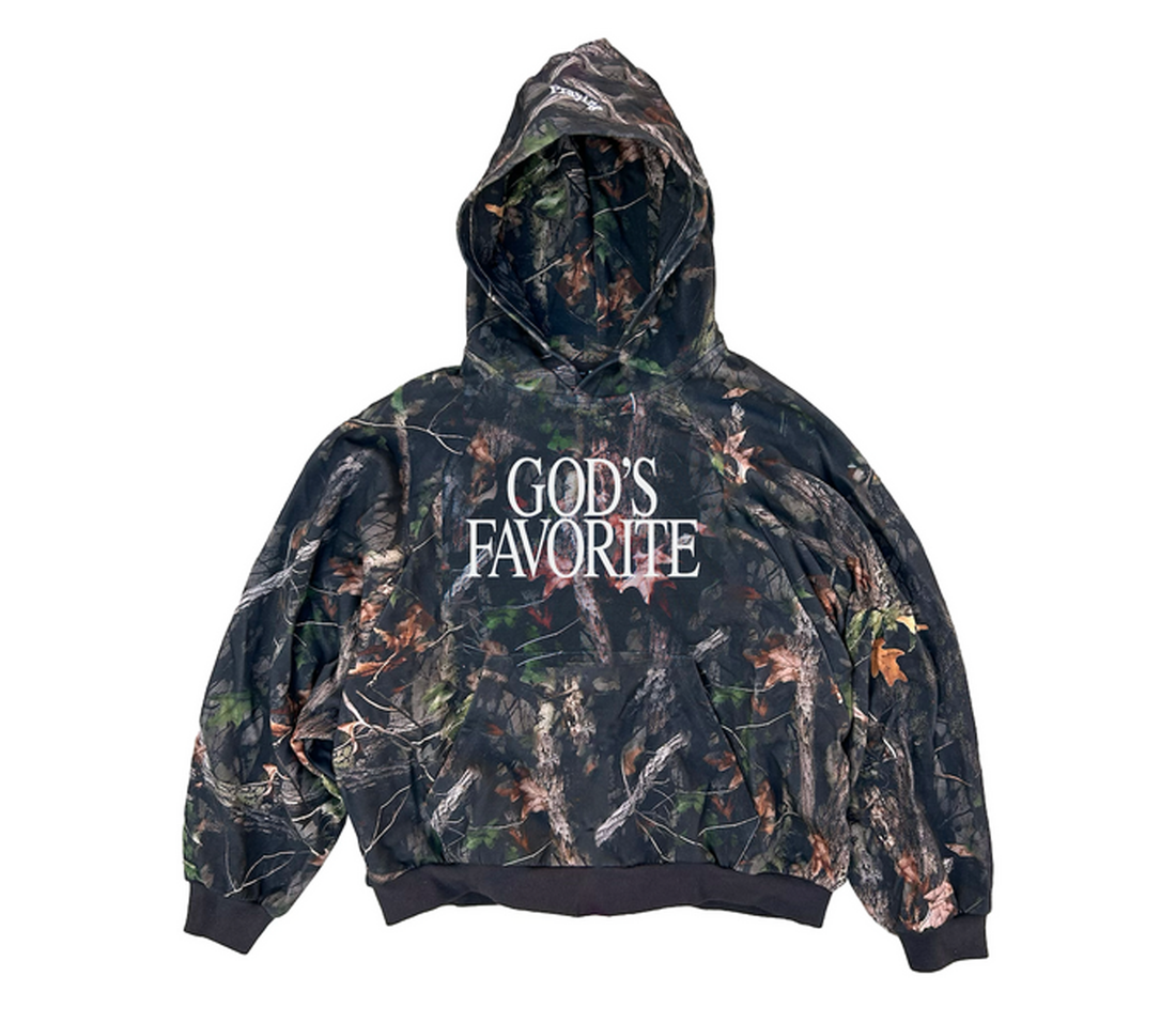 Praying 'God's Favorite' Zip Hoodie (Camo)