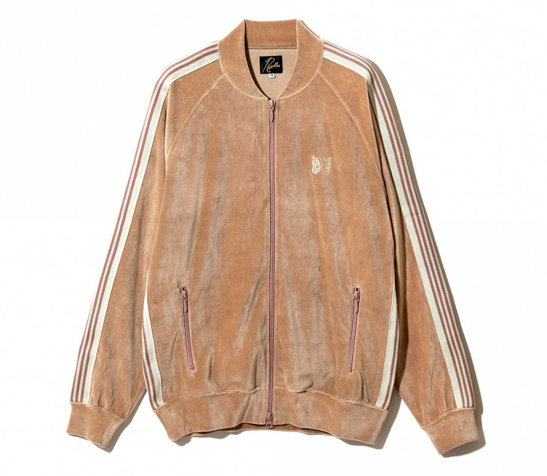 Needles Velour Track Jacket (Pink)