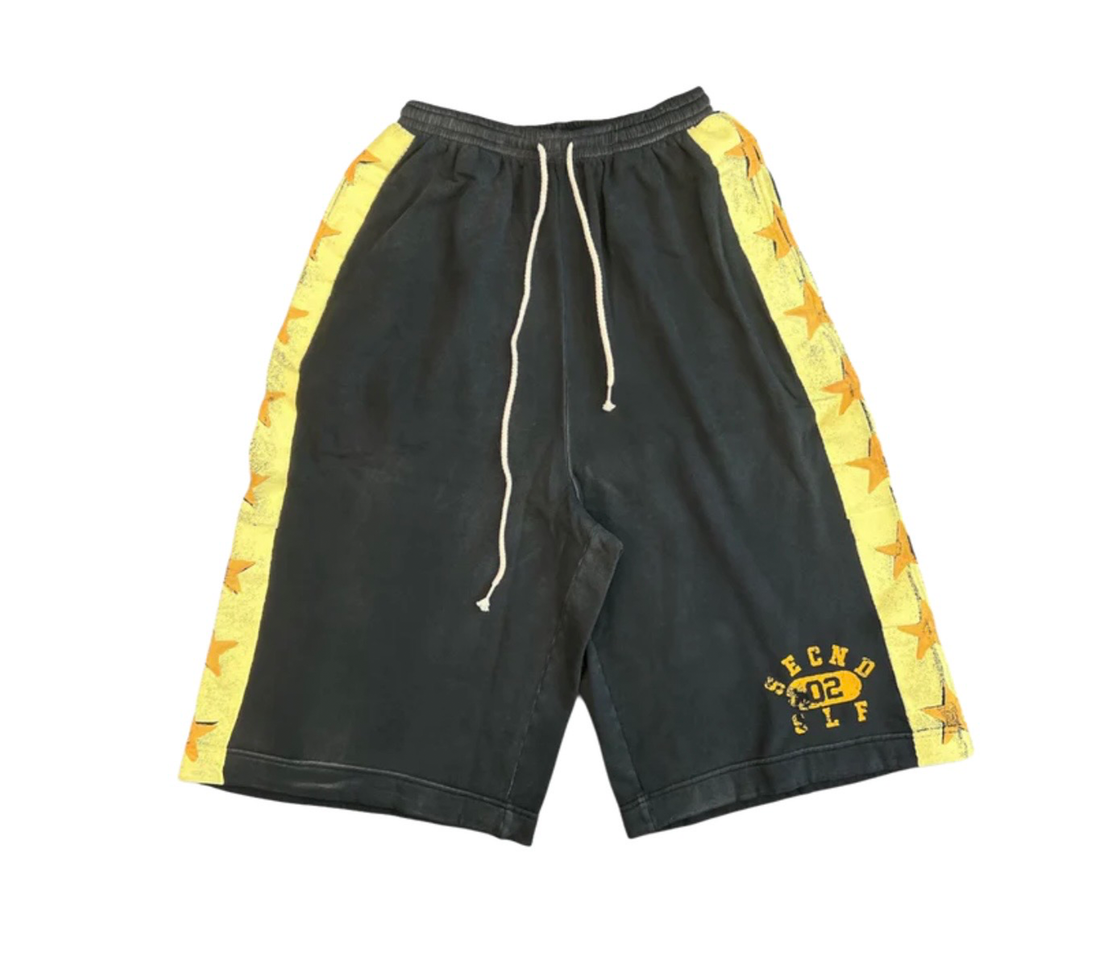 Secnd Slf 'Jumbo' Practice Short (Black/Yellow)