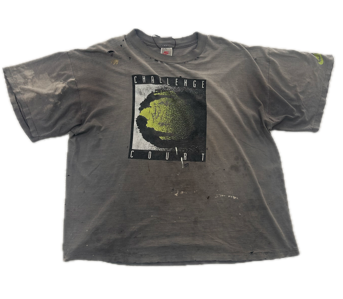 Repeat Vintage '90s Nike Challenge Court' Tee (Gray)