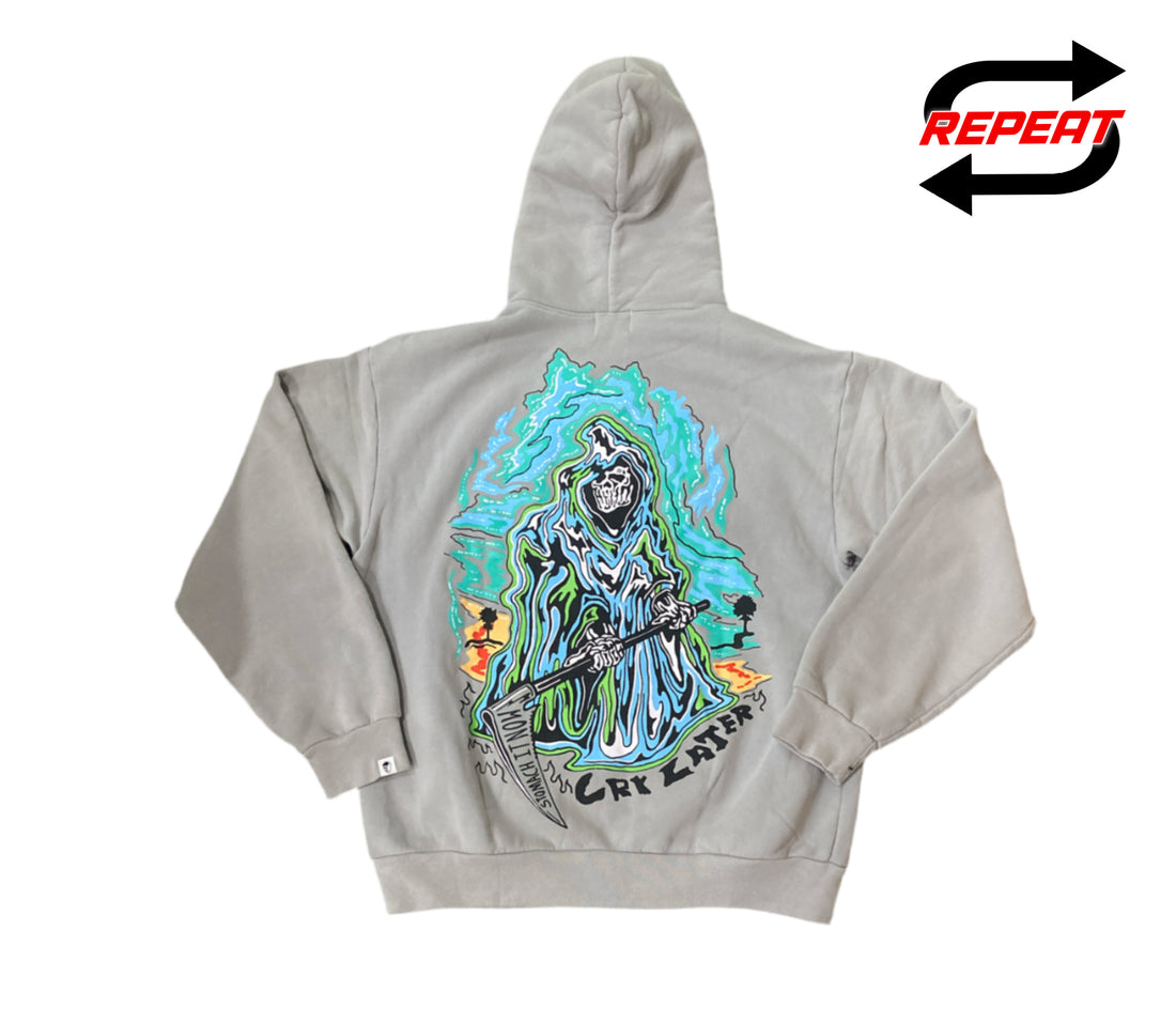 Warren Lotas ‘Cry Later’ Hoodie (Grey)