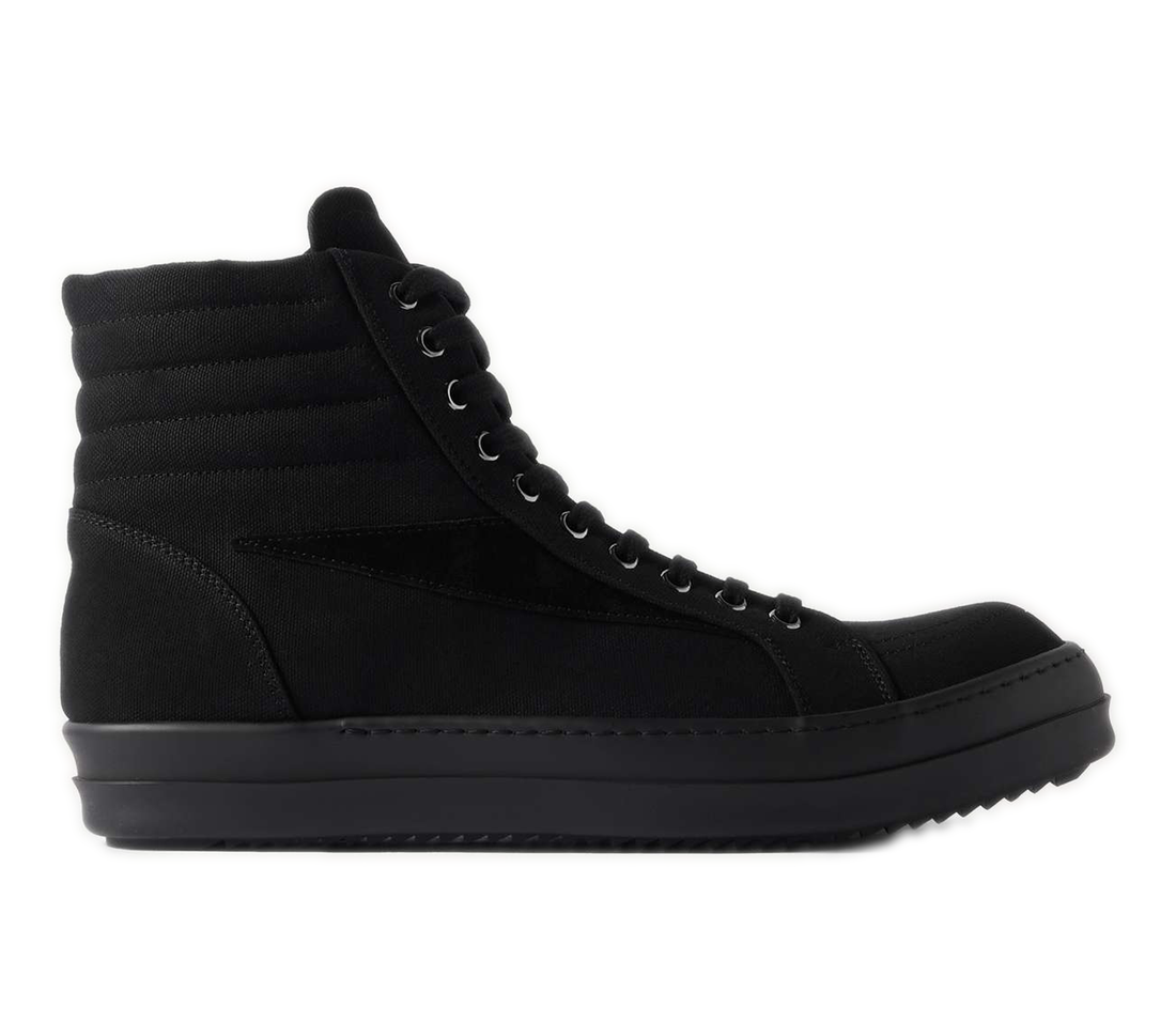 Rick Owens DRKSHDW 'Vintage High Sneaks' (All Black)