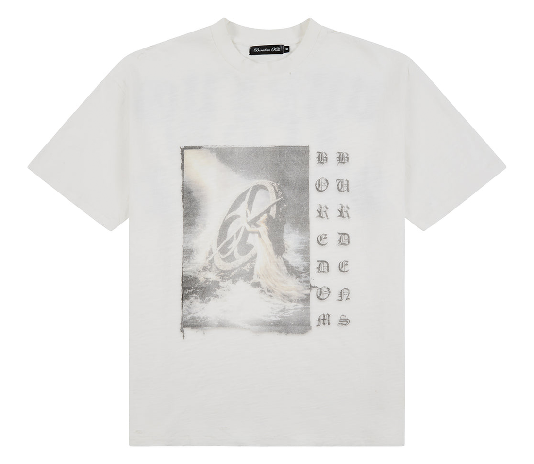 Boredom Kills 'Washed Up' Tee (White)