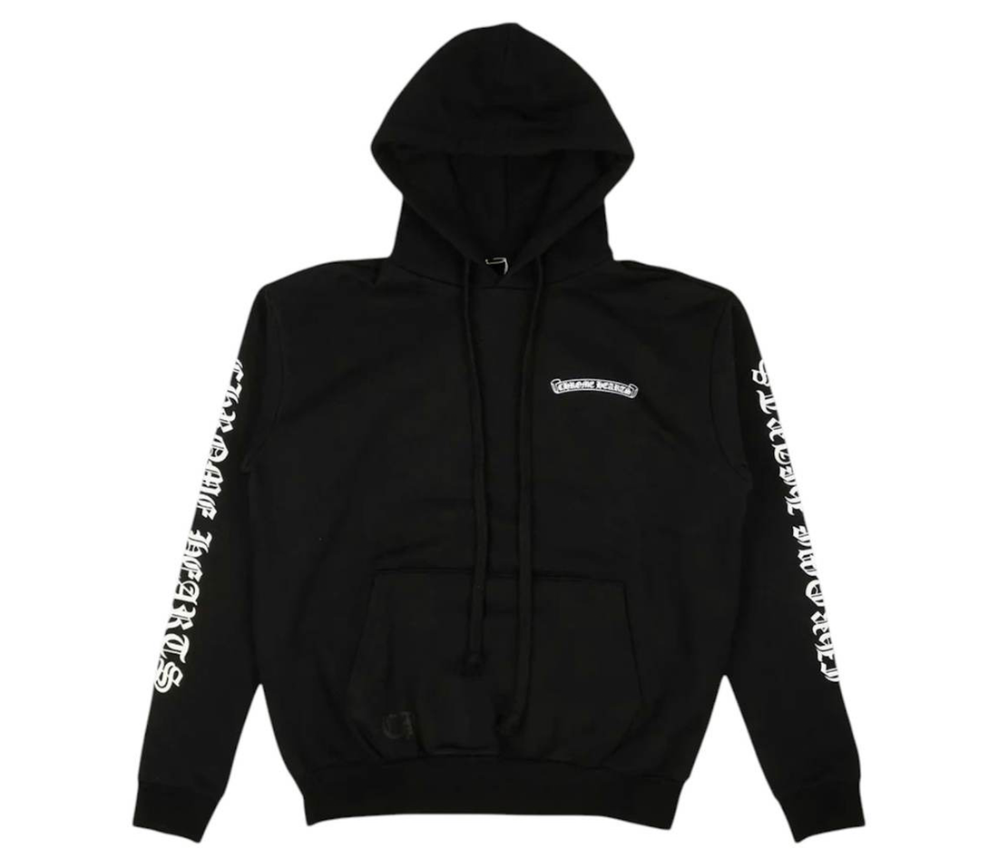 Chrome Hearts 'Scroll Logo All Over Print' Hoodie (Black)