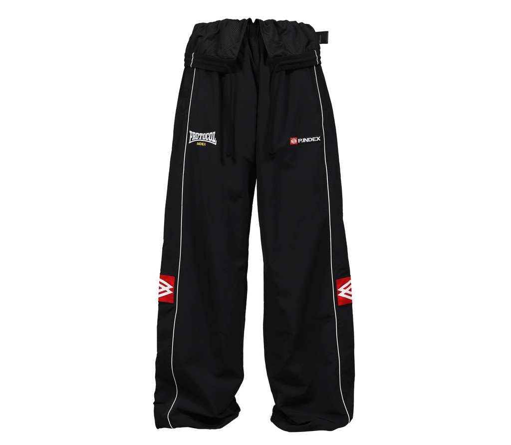 Protocol Index 'Folded' Track Pants (Black) | Repeat Atlanta