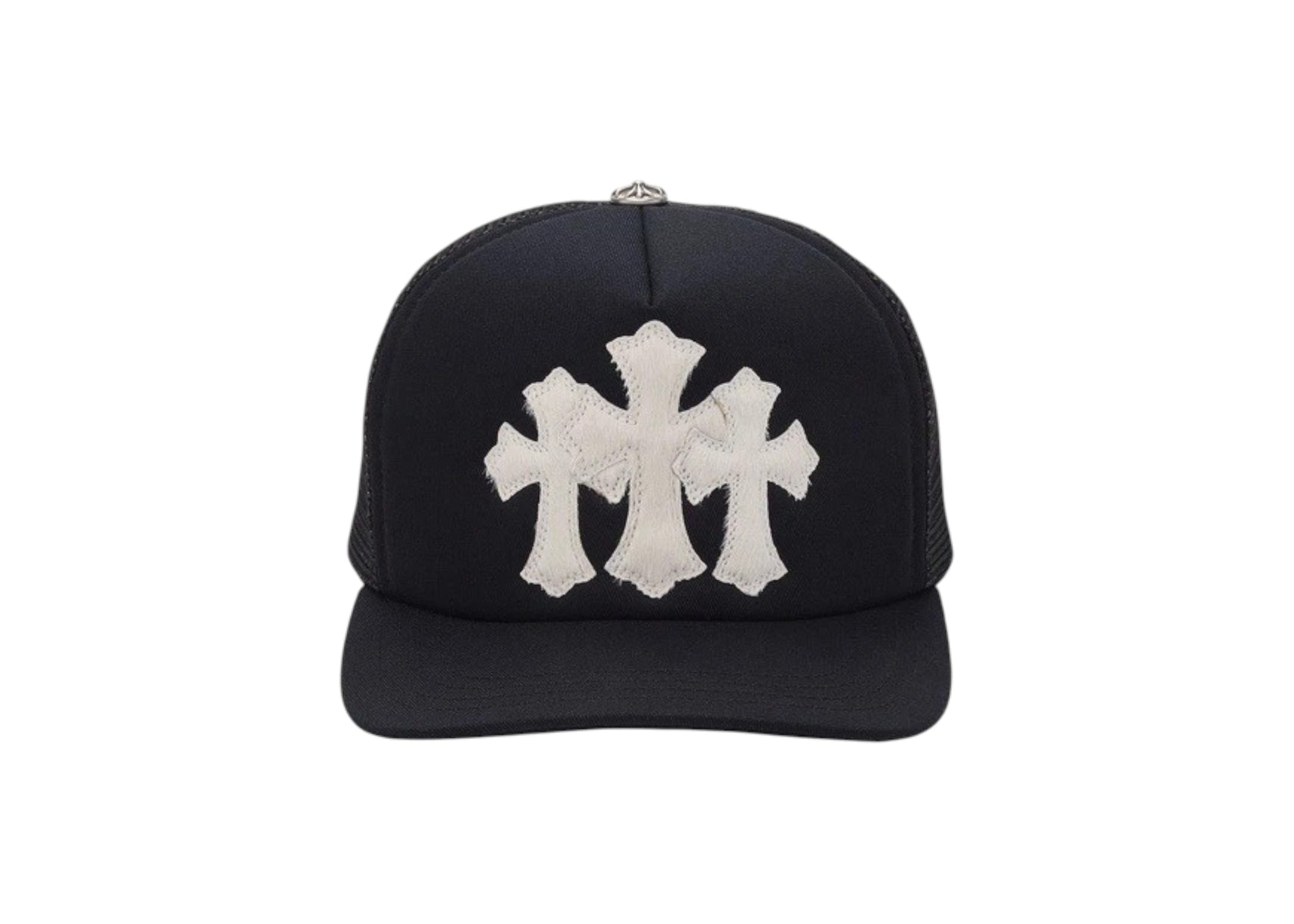Chrome Hearts Triple Cross - white⁄ red⁄ blue Trucker Hat | eBay