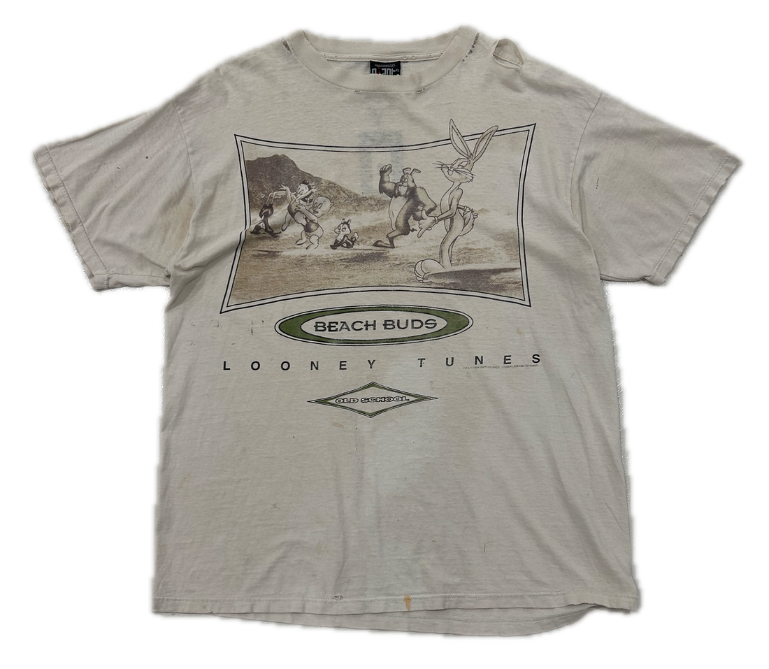 Repeat Vintage Looney Tunes 'Beach Buds' 1997 (White)