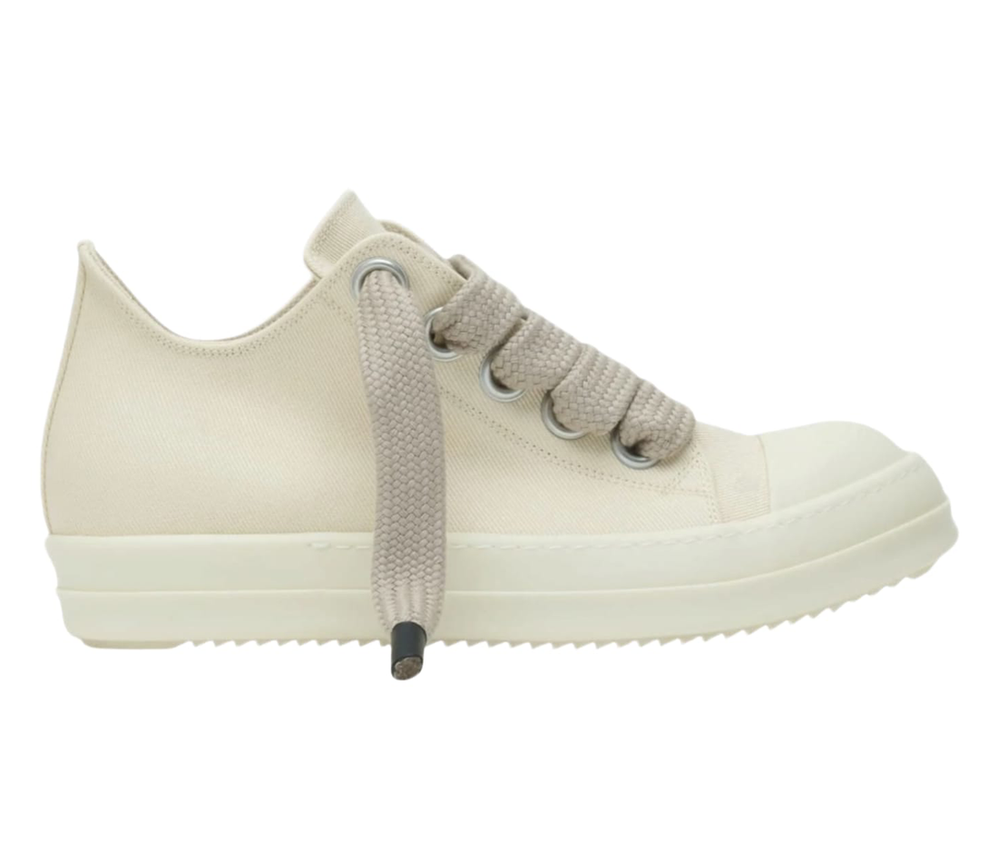 Rick Owens DRKSHDW 'Jumbolace Low Sneaks' (Milk/Milk)