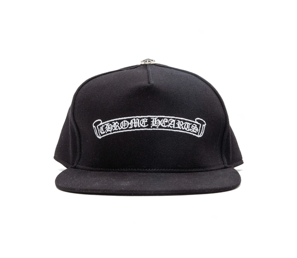 キャップ Chrome Hearts Scroll Label Baseball Cap Chrome Hearts 'Scroll Label' Baseball Cap (Black) | Repeat Atlanta