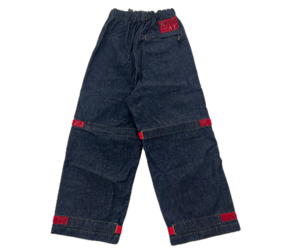 Kapital 'Nouvelle Shuttle' Pants (Blue/Red)