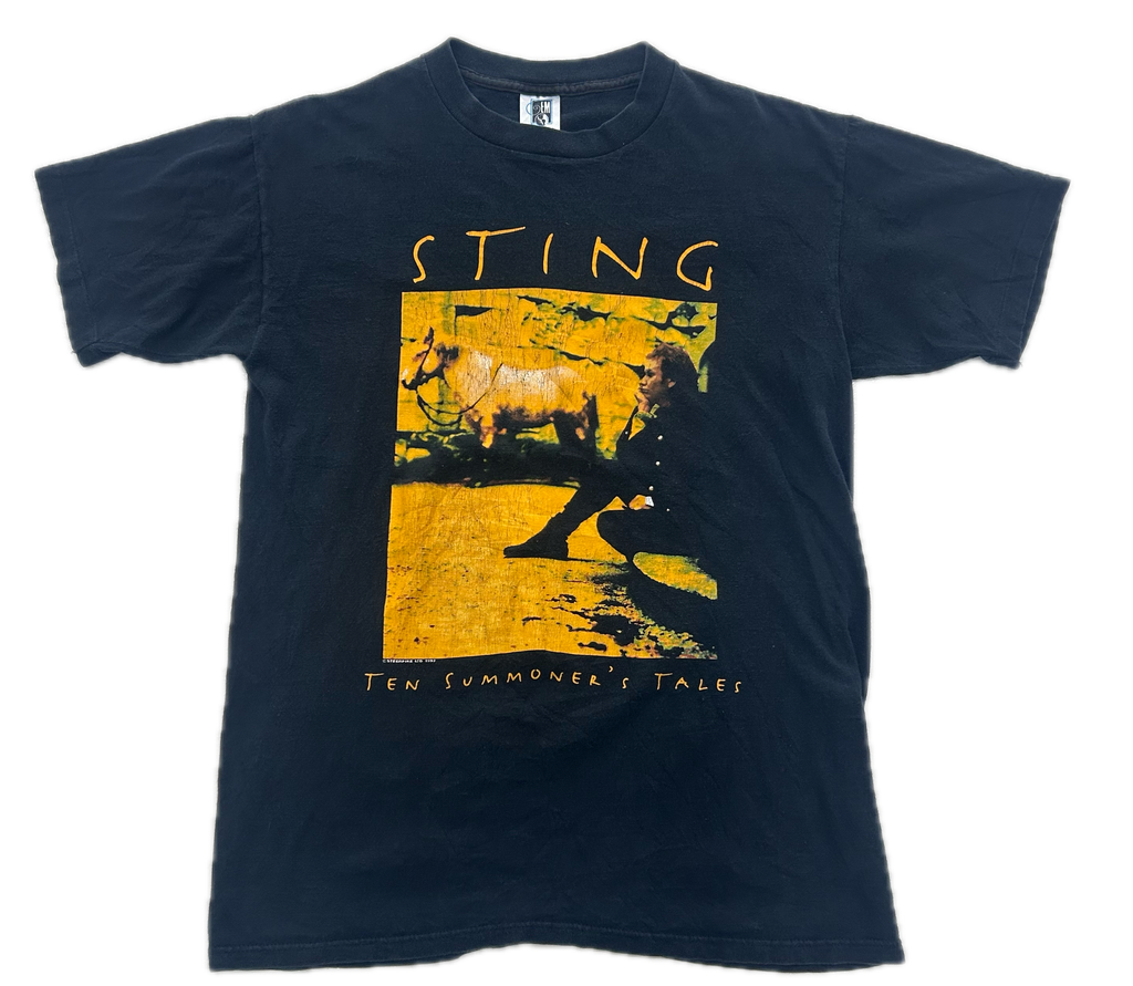 Repeat Vintage 1993 Sting 'Ten Summoner's Tales' Tee (Black
