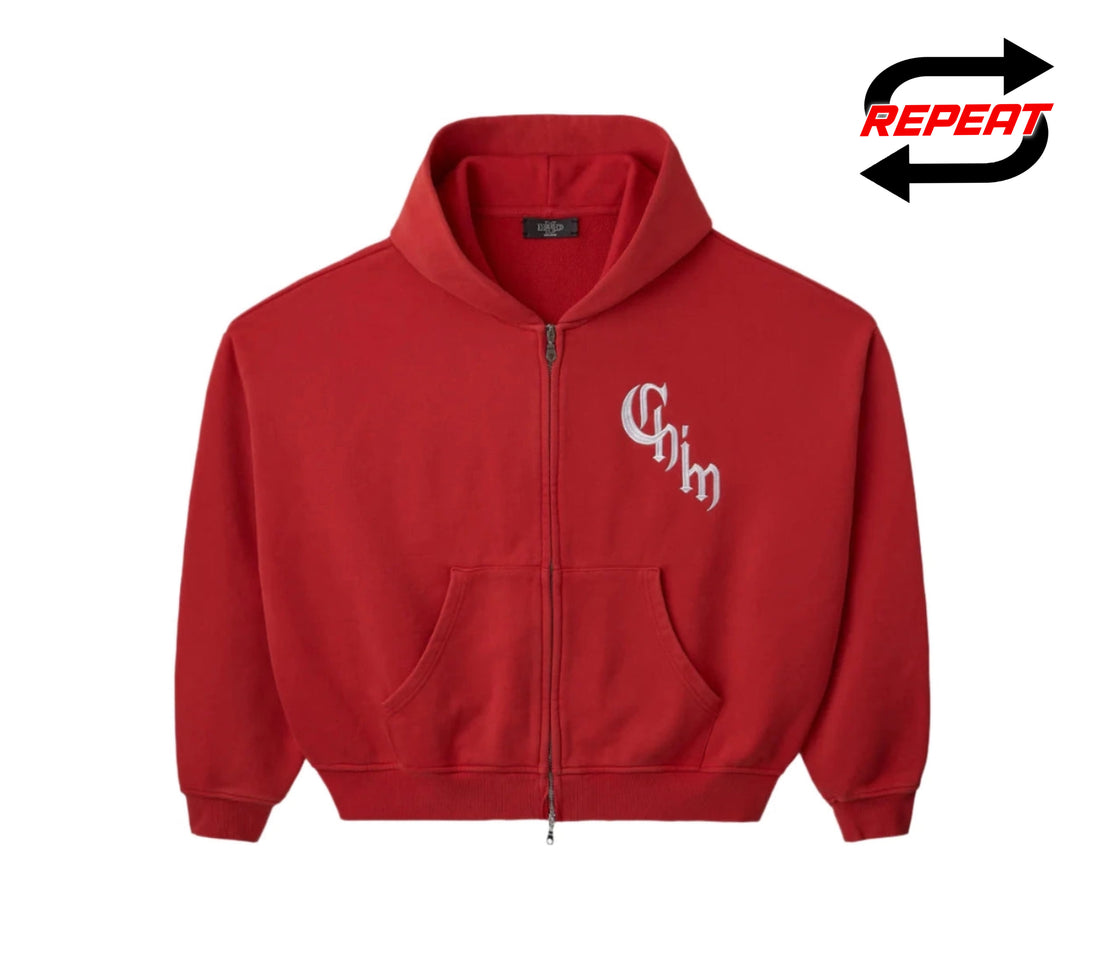 HMDD ‘Chim-10’ Zip Up (Red)