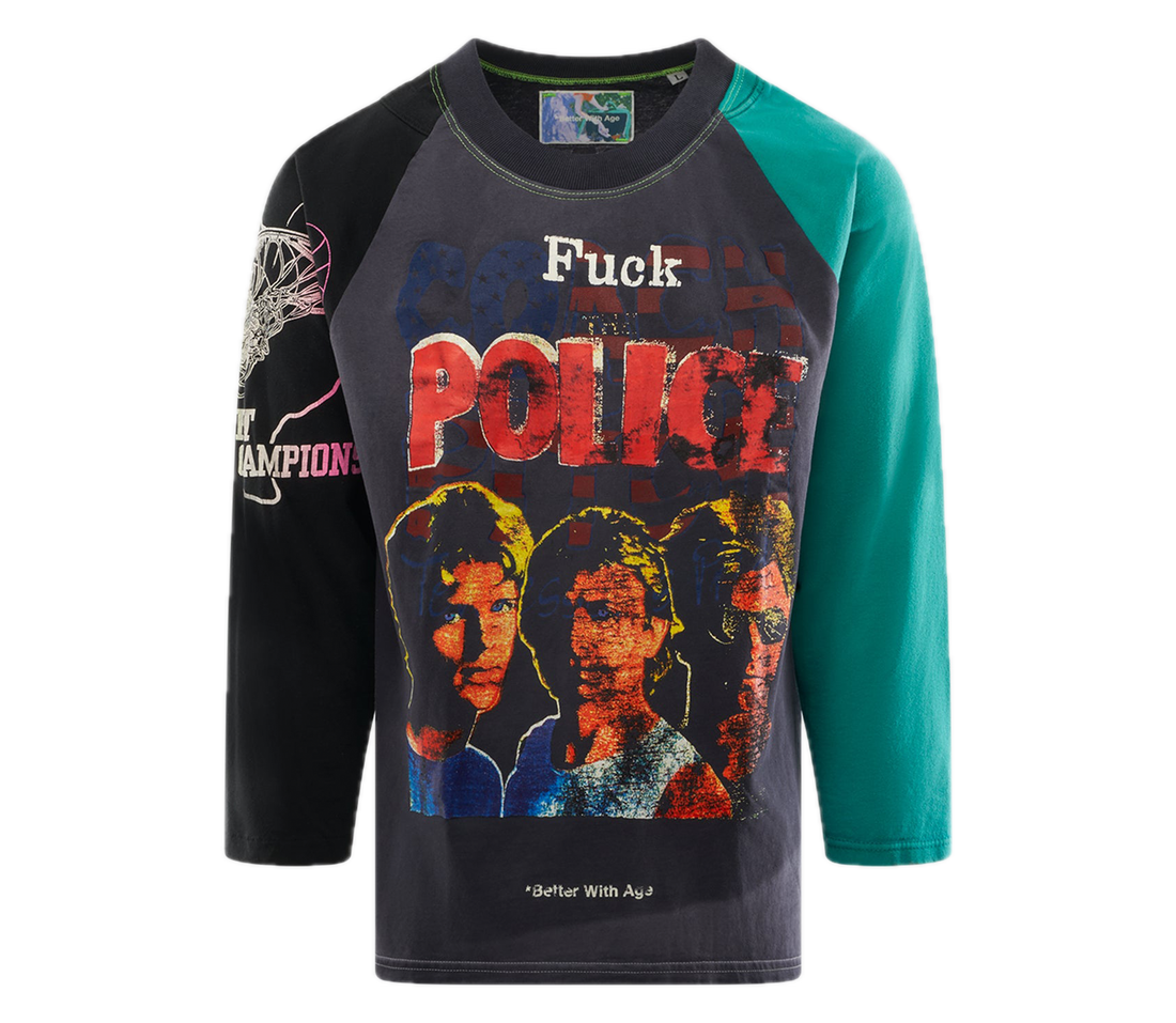 Better With Age 'Stinger' Raglan Tee (Black)