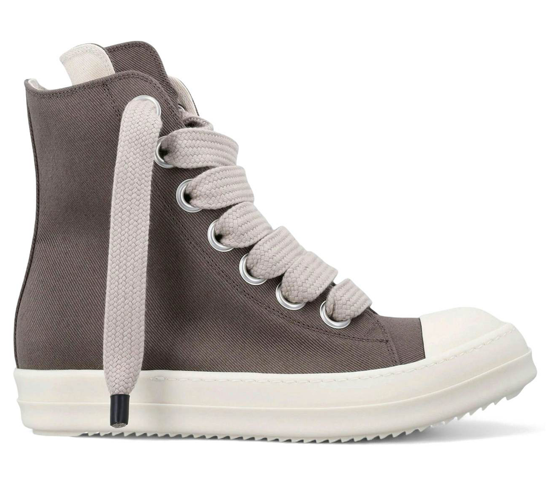 Rick Owens DRKSHDW Jumbo Lace Sneaks (Dust/Milk)