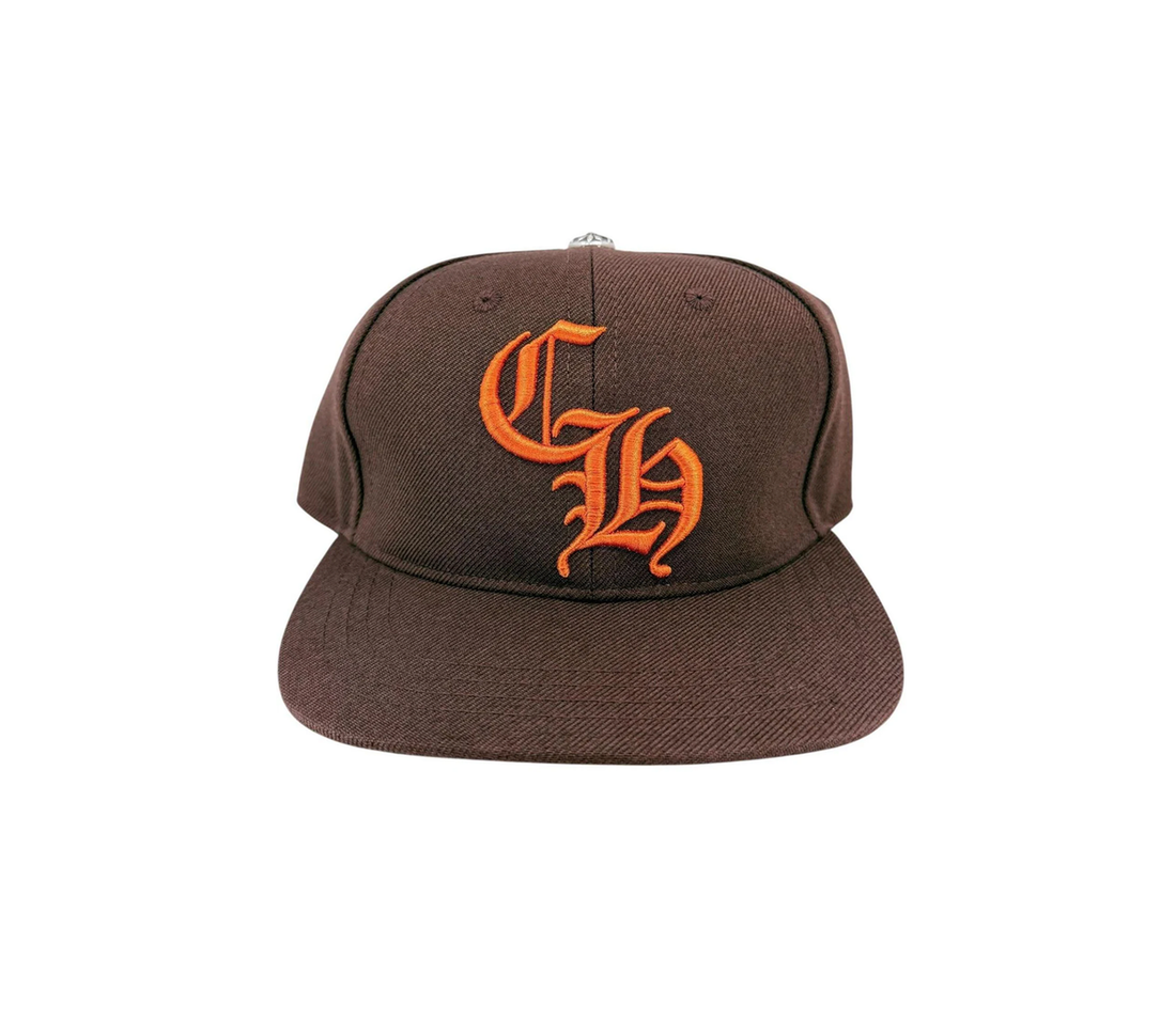 Chrome Hearts 'CH' Baseball Cap (Brown/Orange)