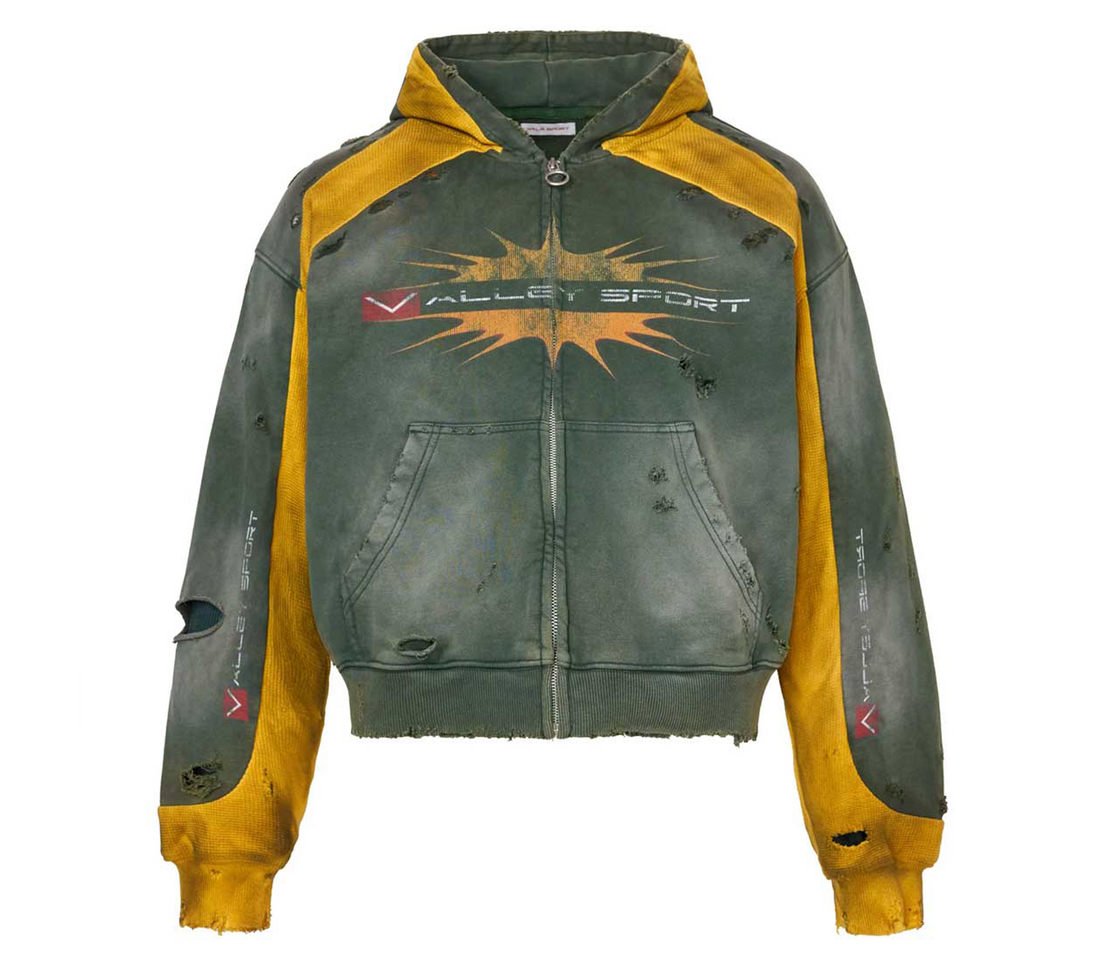 Vale 'Khalifa' Zip Up (Green)