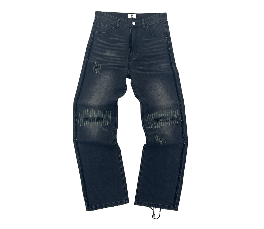 4am 'Studded' Jeans (Black) | Repeat Atlanta – Repeat ATL