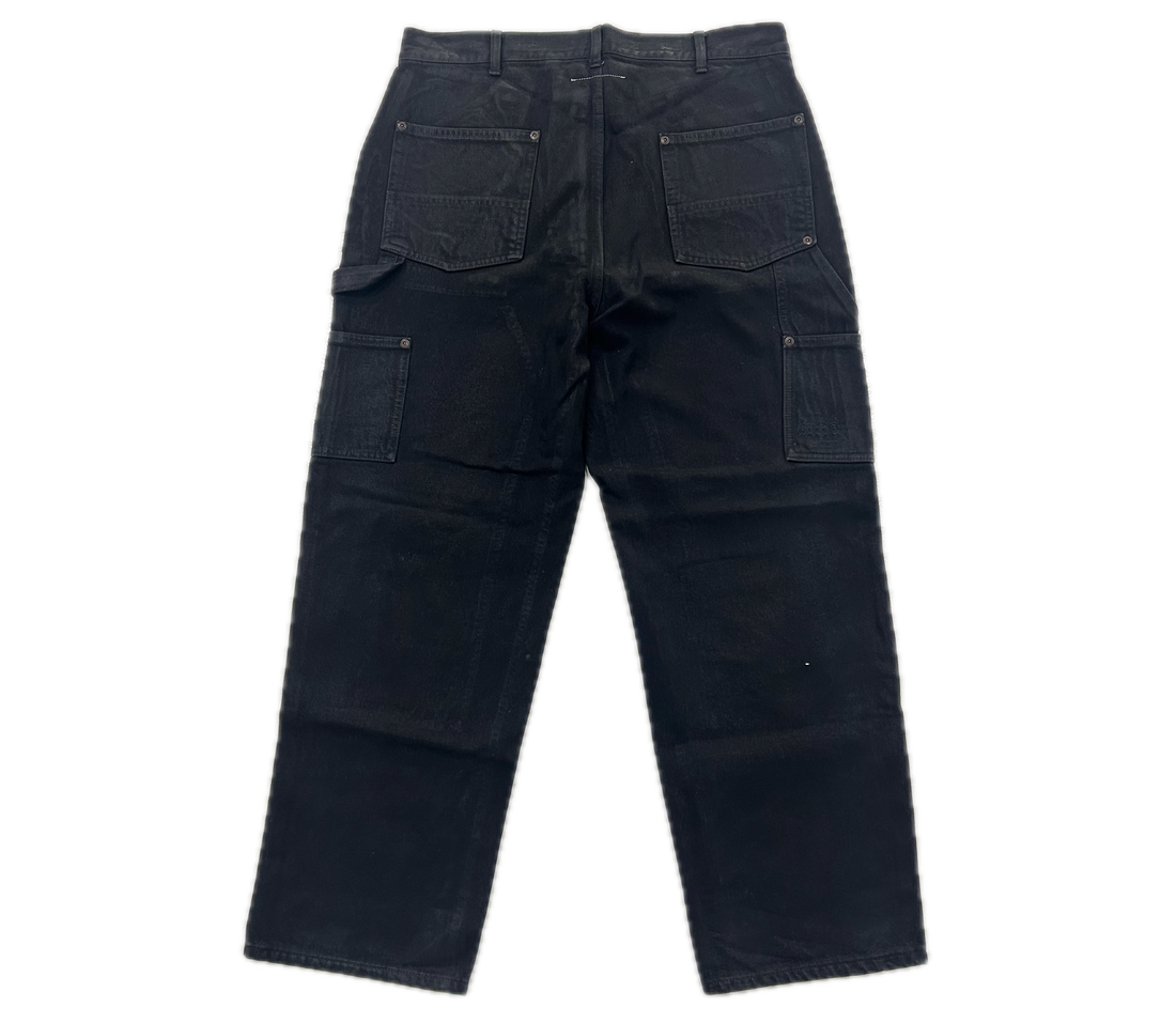 Surpeme x MM6 Maison Margiela 'Foil Double Knee' Painter Pants (Black)