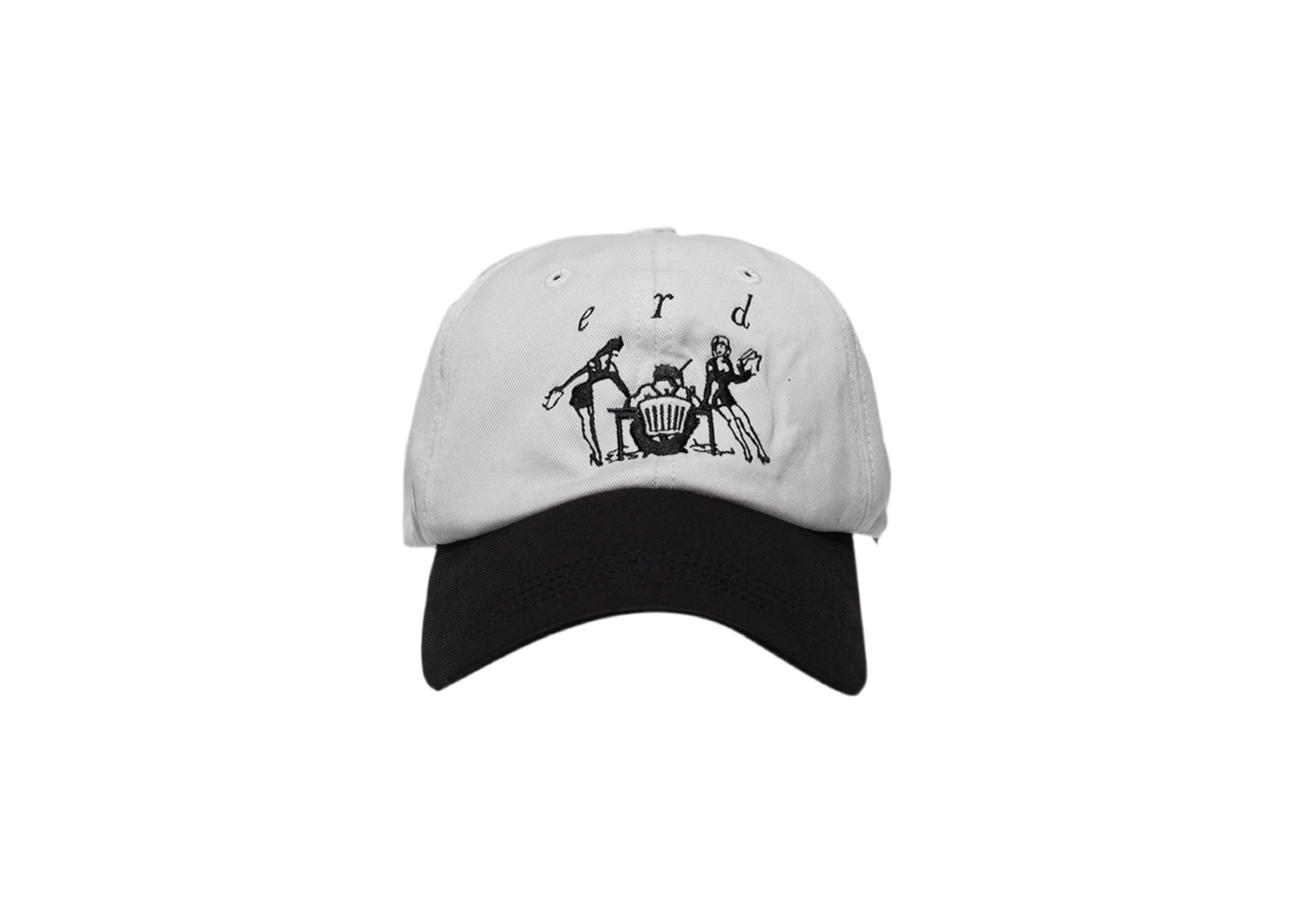 Enfants Riches Deprimes 'Security' 6 Panel Hat (Ivory/Black)