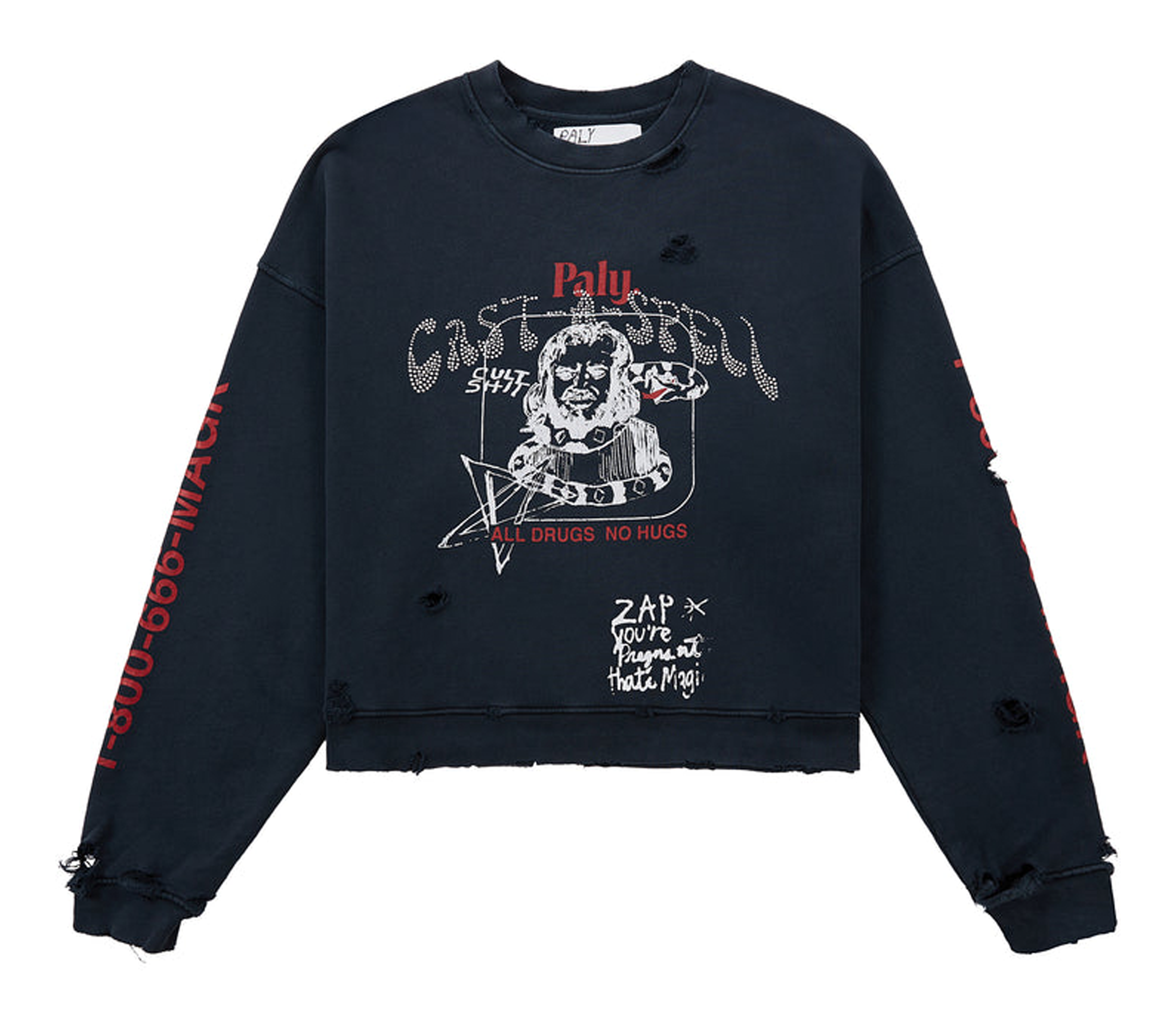 Paly 'Cast-A-Spell' Crewneck (Black)