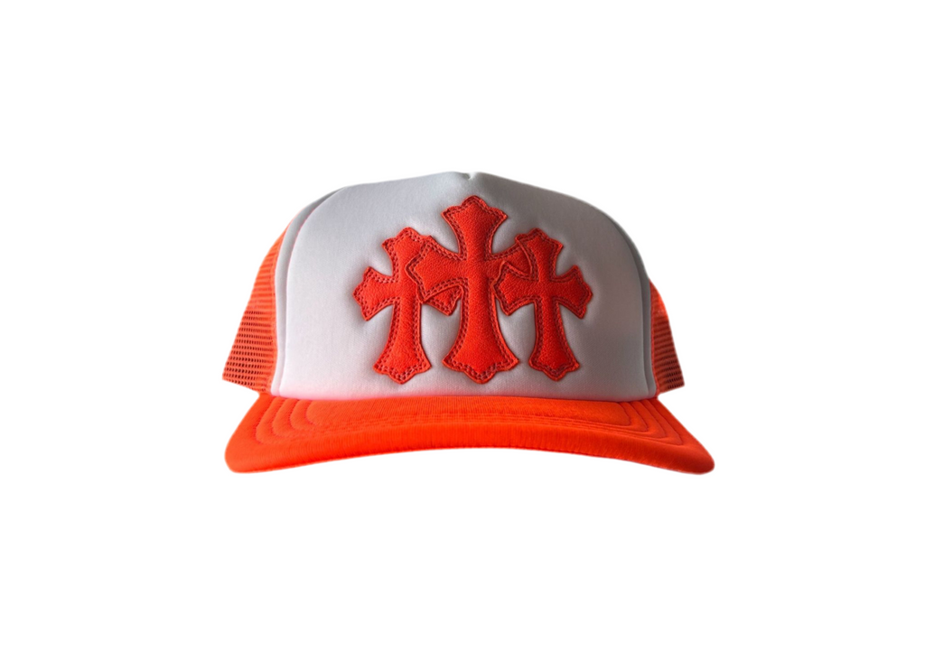 Chrome Hearts 'Triple Cross Patch' Trucker (Orange) – Repeat ATL