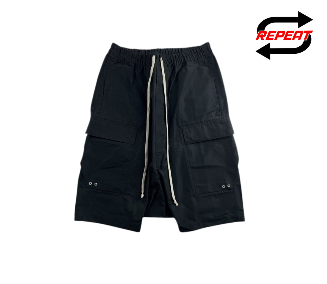 Rick Owens 'Cargo Pod' Shorts (Black)