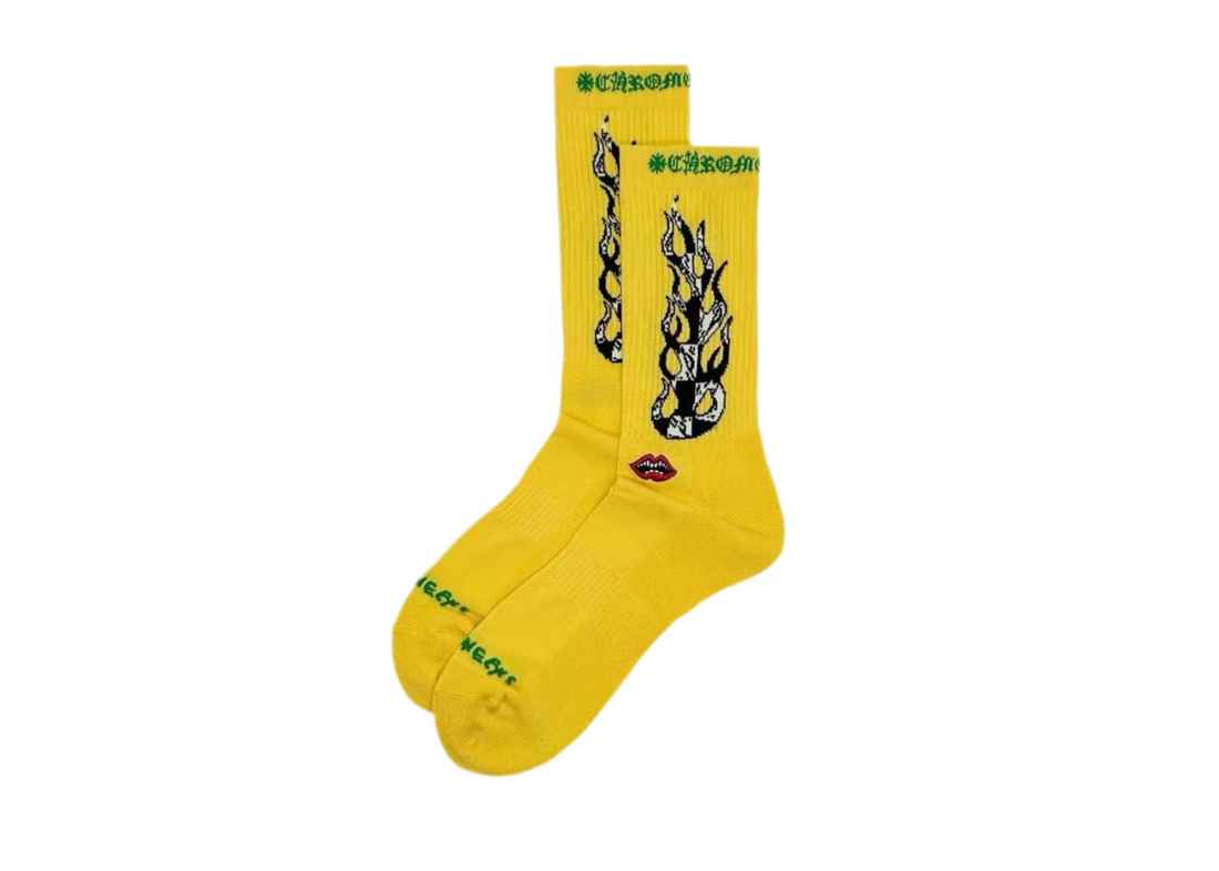 Chrome Hearts x Matty Boy 'Flame' Socks