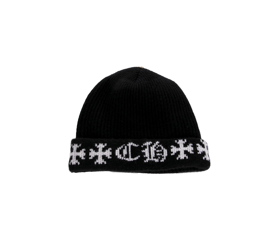 Chrome Hearts 'Big Daddy' NYC Cashmere Beanie (Black) – Repeat ATL Chrome Hearts 'Big Daddy' NYC Cashmere Beanie (Black) – Repeat ATL