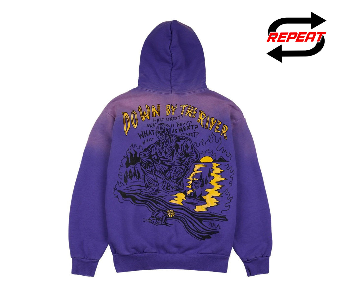 Warren Lotas ‘Down By The River’ Hoodie (Purple)