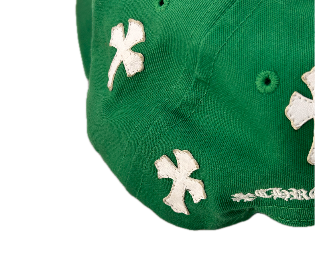 Chrome Hearts 'Cross Patch Baseball' Hat (Green)