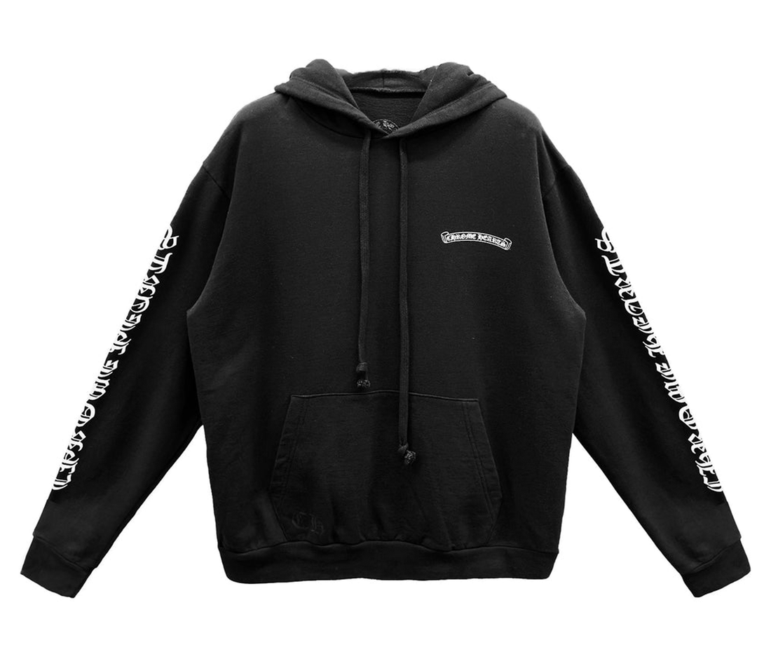 Chrome Hearts 'Scroll Logo' Pullover (Black)