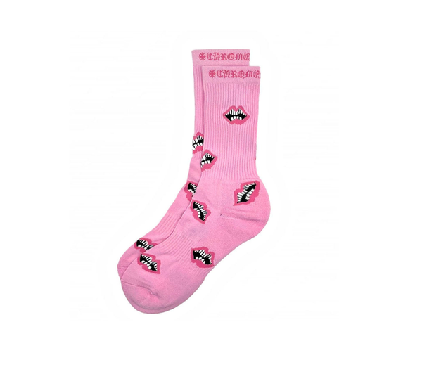 Chrome Hearts Matty Boy 'Chomper' Socks (Pink/Pink) | Repeat