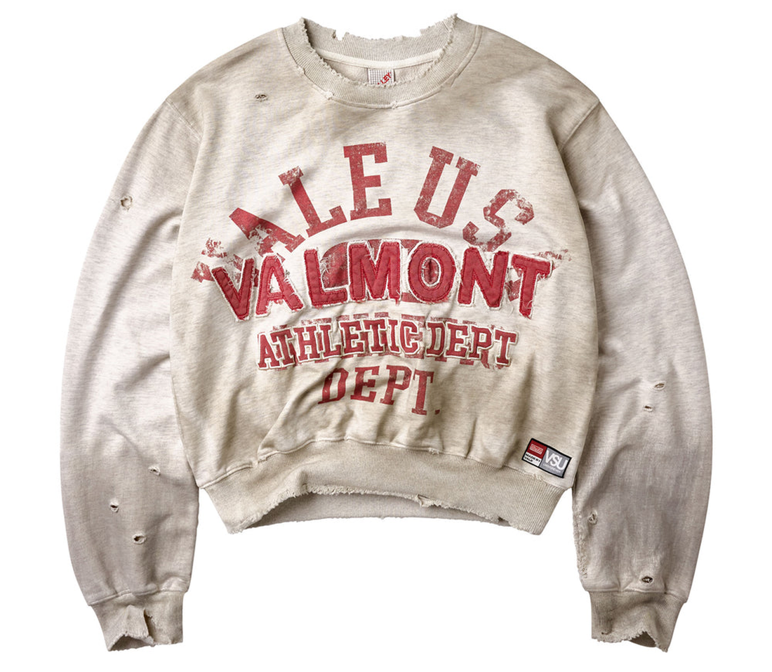 Vale 'Valmont' Pullover Crewneck (Gray)