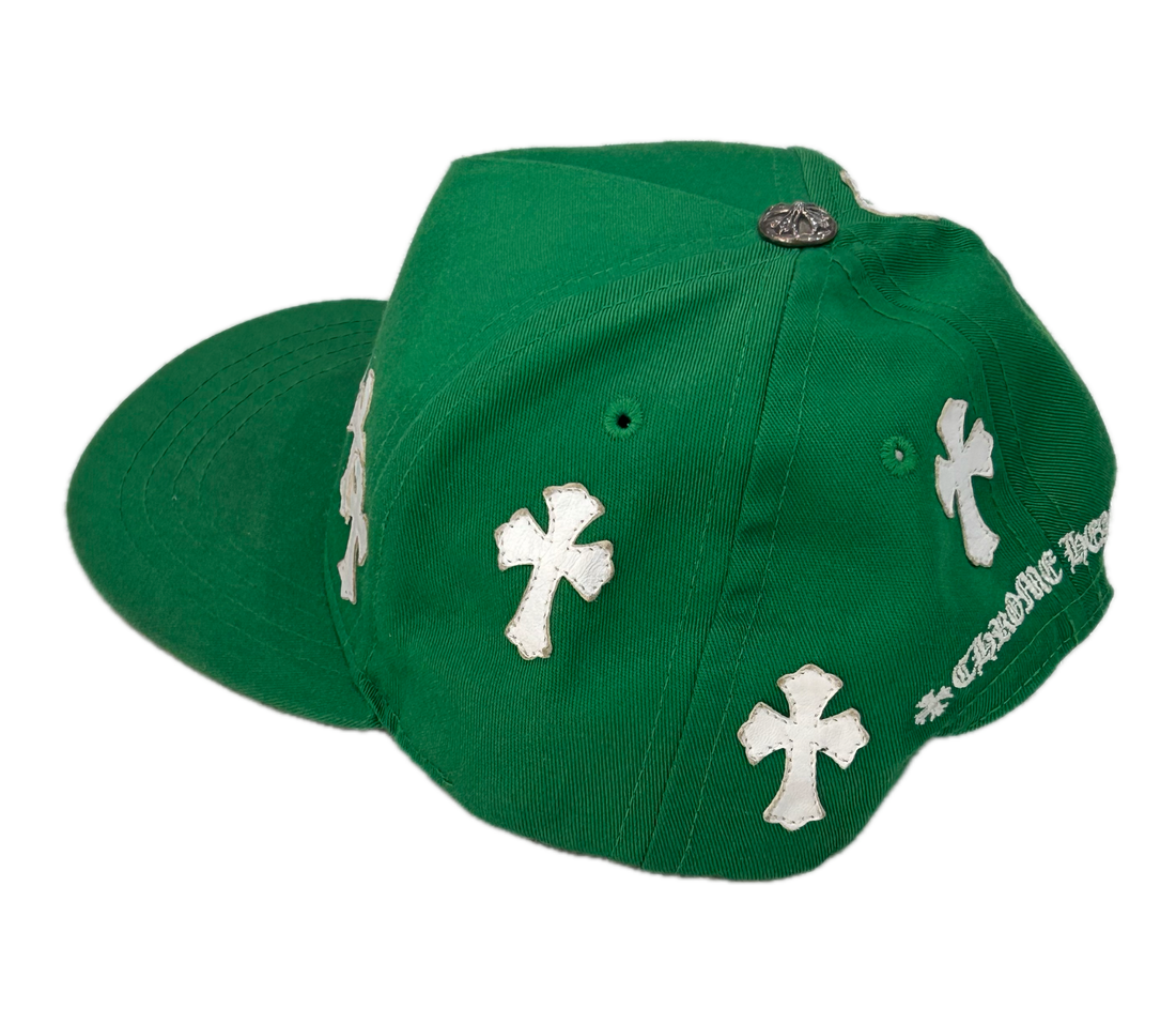 Chrome Hearts 'Cross Patch Baseball' Hat (Green)