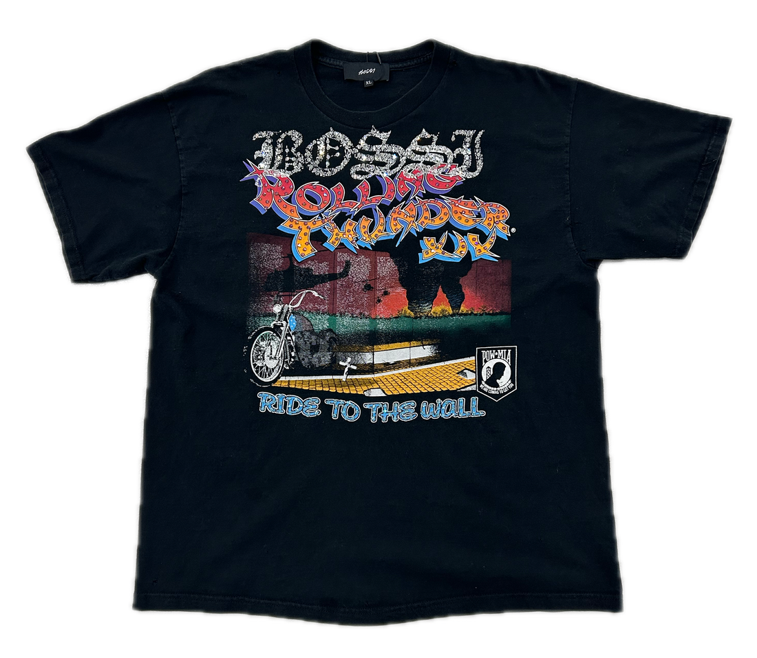 Bossi Vintage 'Rolling Thunder' Tee (Black)