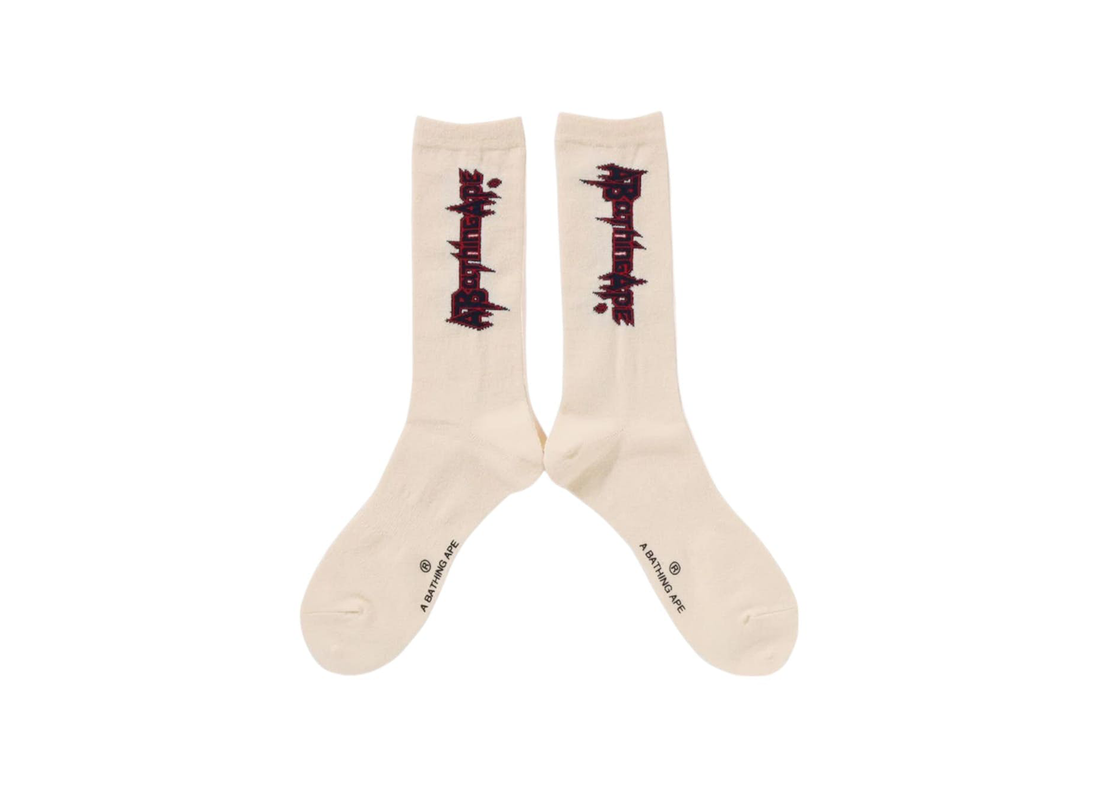 A Bathing Ape 'Multi Logo' Socks