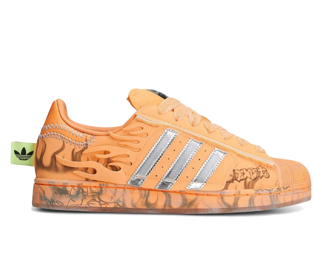HELLSTAR ヘルスター us drip 新品未使用S 希‼️ 値下げです‼️ Hellstar x Adidas Superstar Hazy Orange LA1501 | Repeat Atlanta