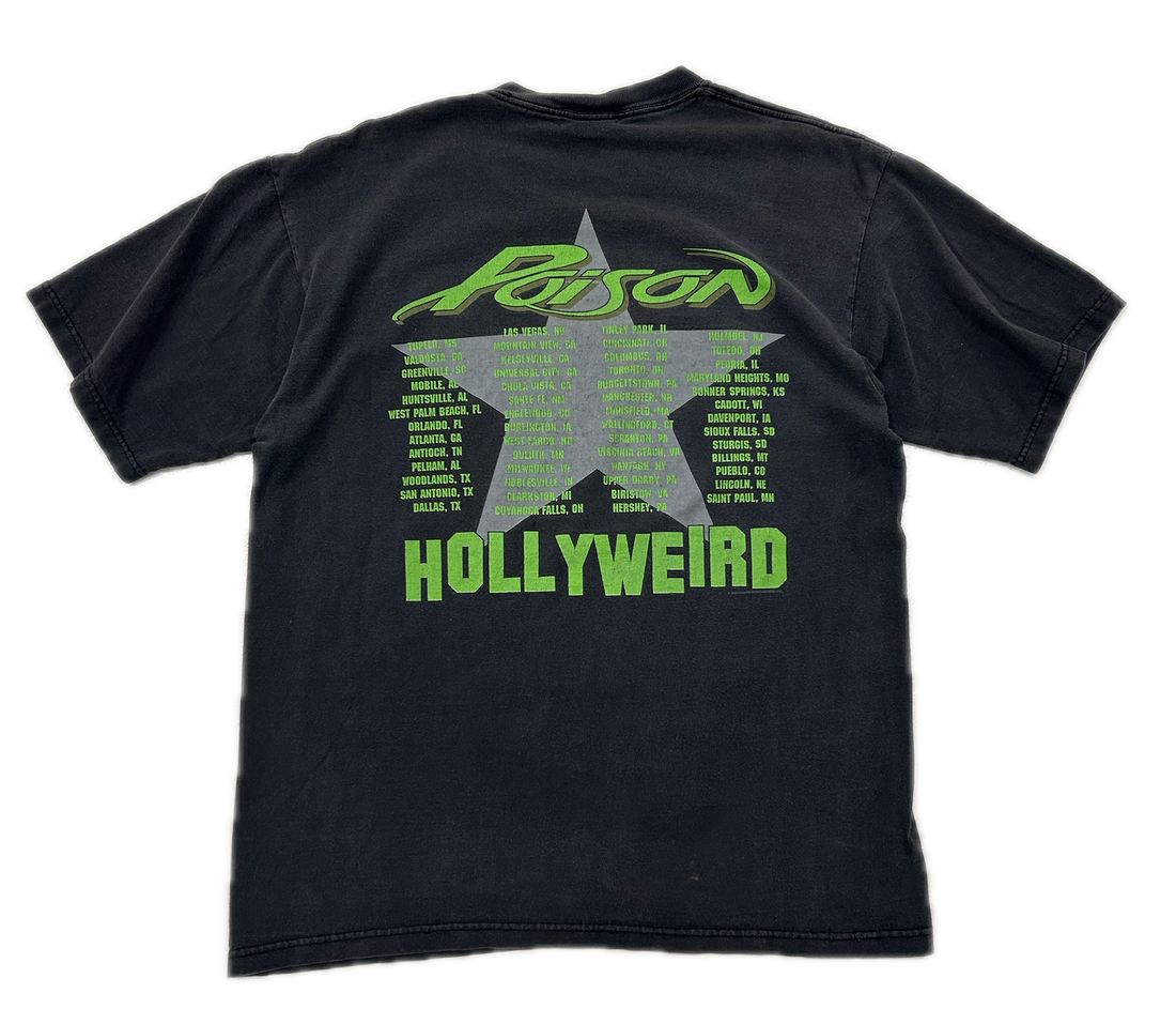 Repeat Vintage Poison 'Hollyweird' Tour Tee 2001 (Black)