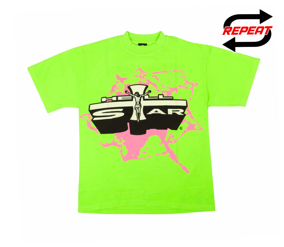 Hellstar 'Jesus Emblem' Tee (Green)